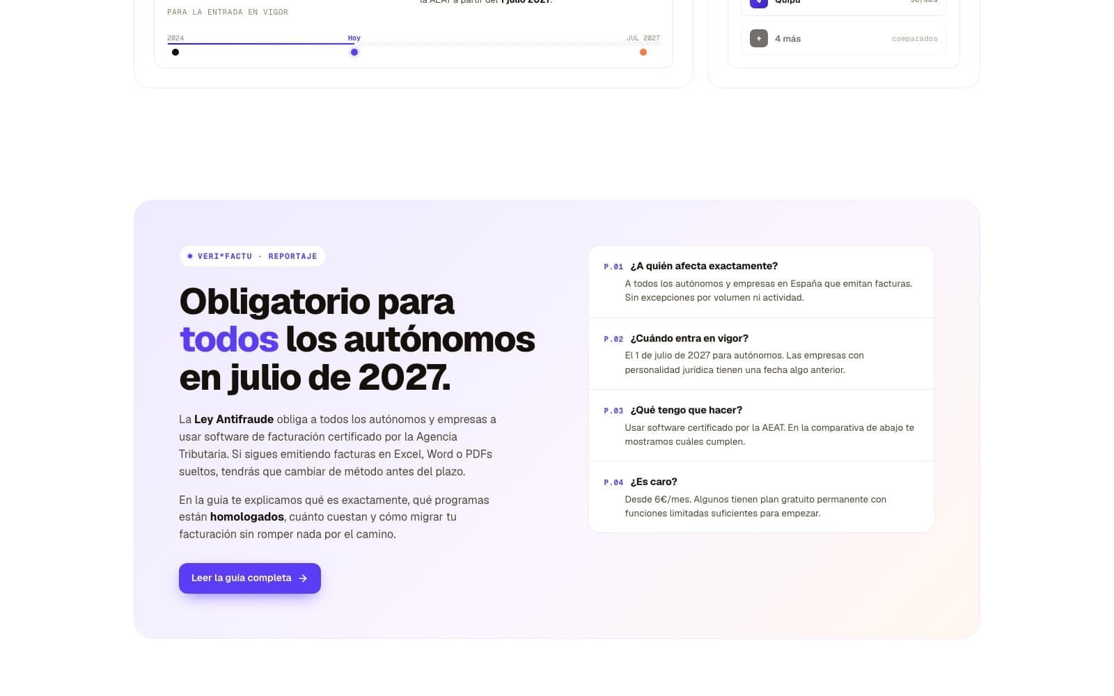 VERI*FACTU guide: the 2027 legal obligation for Spanish freelancers explained in plain language
